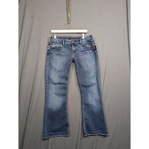 Silver Jean Co Womens Size 32/31 Wide  Leg Blue Denim